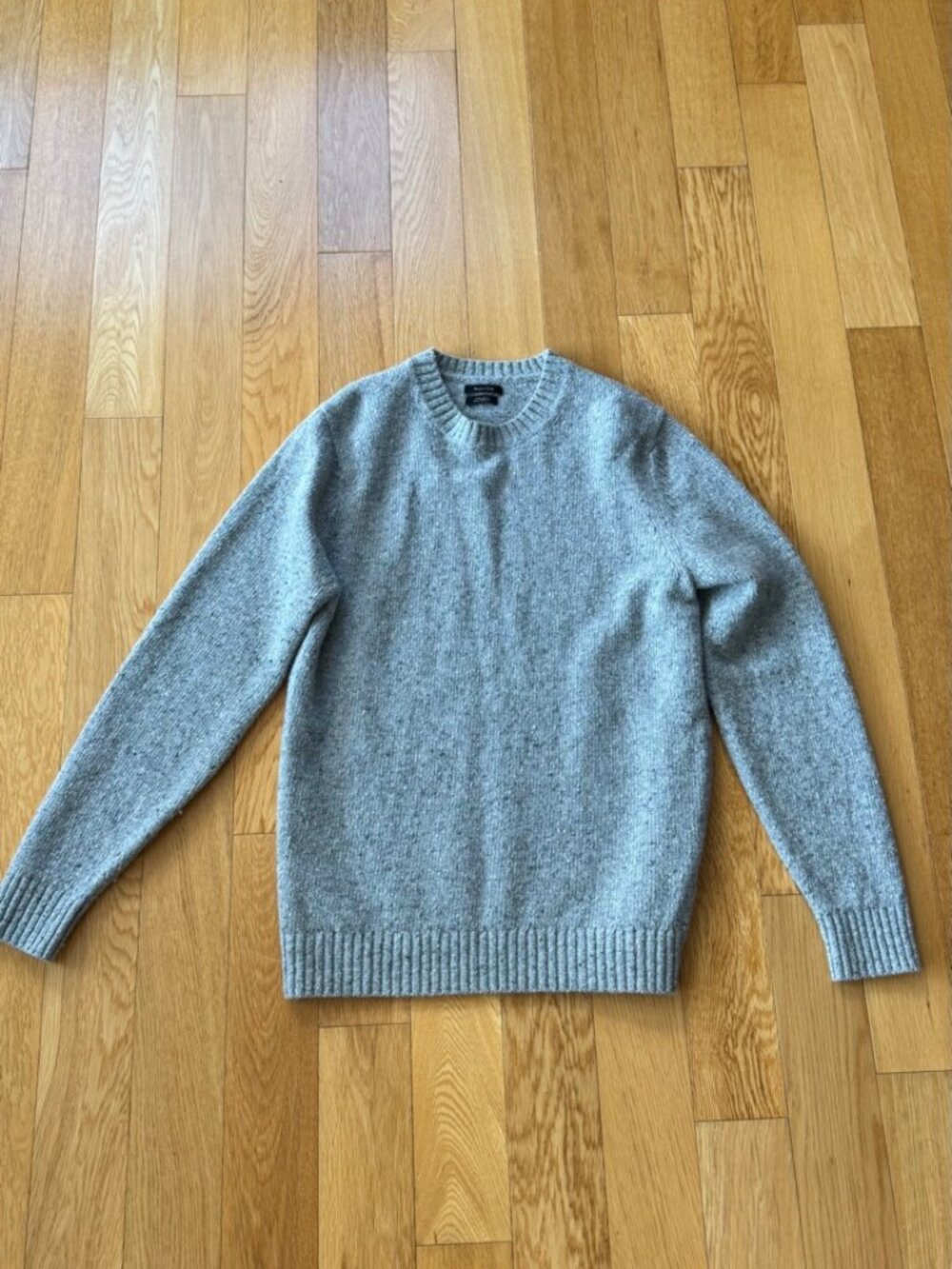 Massimo Dutti grey Italian Yarn sweater - S